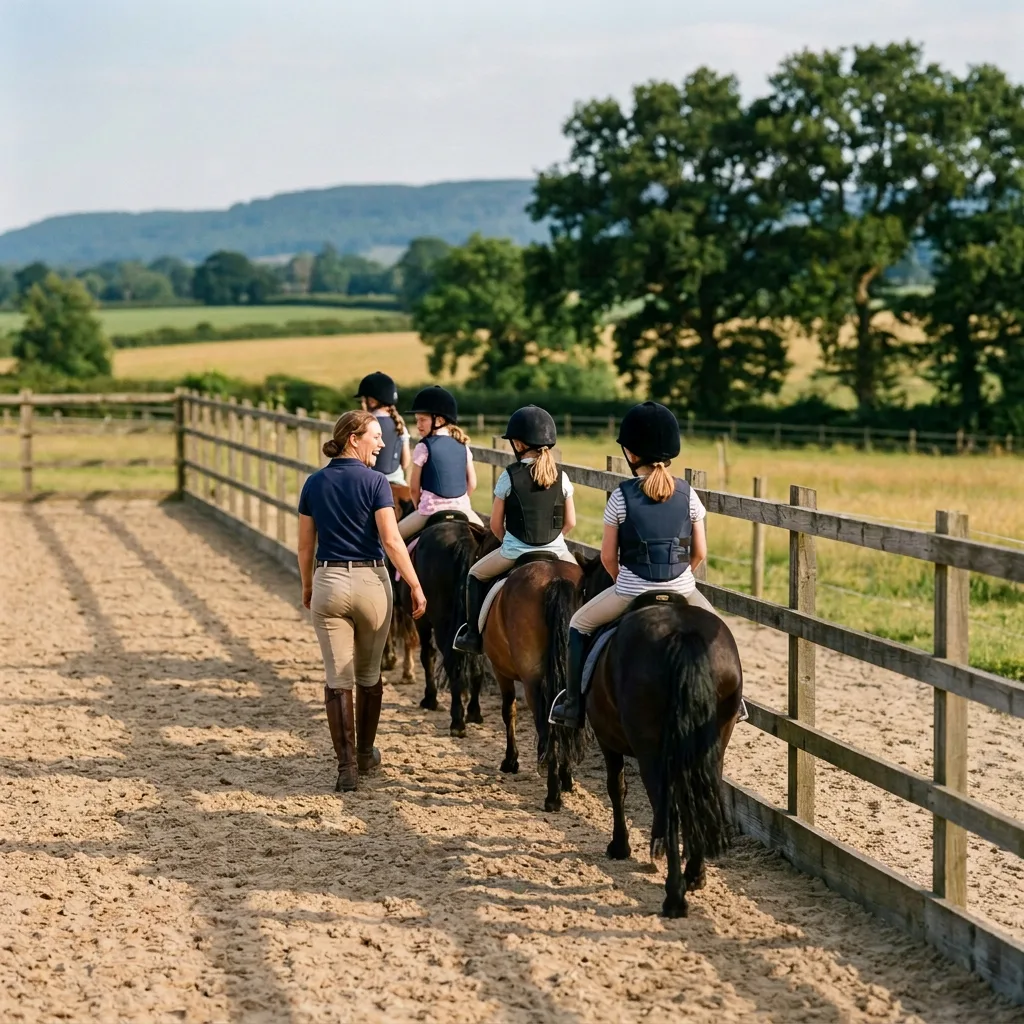 Cours de poney à Bassy, Haute-Savoie